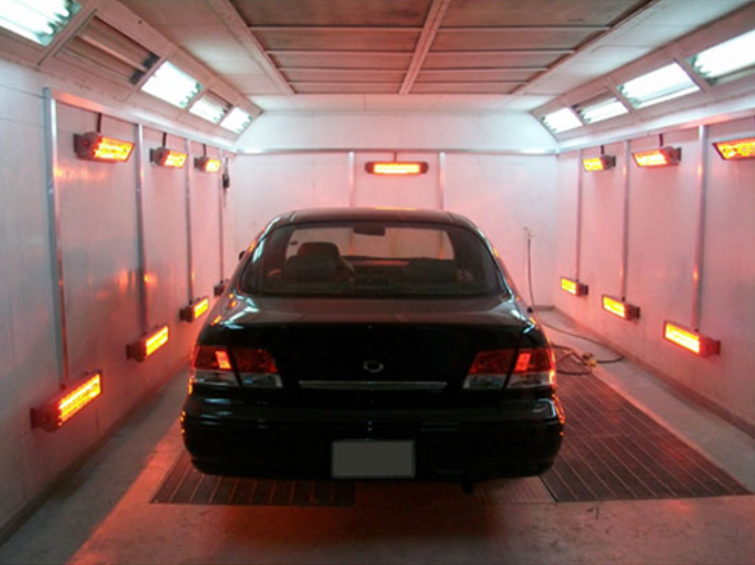 Ruby Clear or Reflector Coated Lamps for Automotive Paint Curing