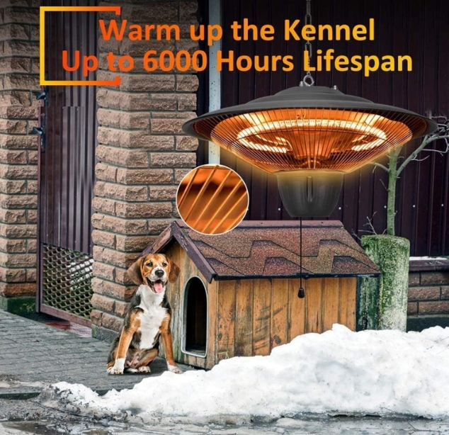 Ceiling mounted infrared heater